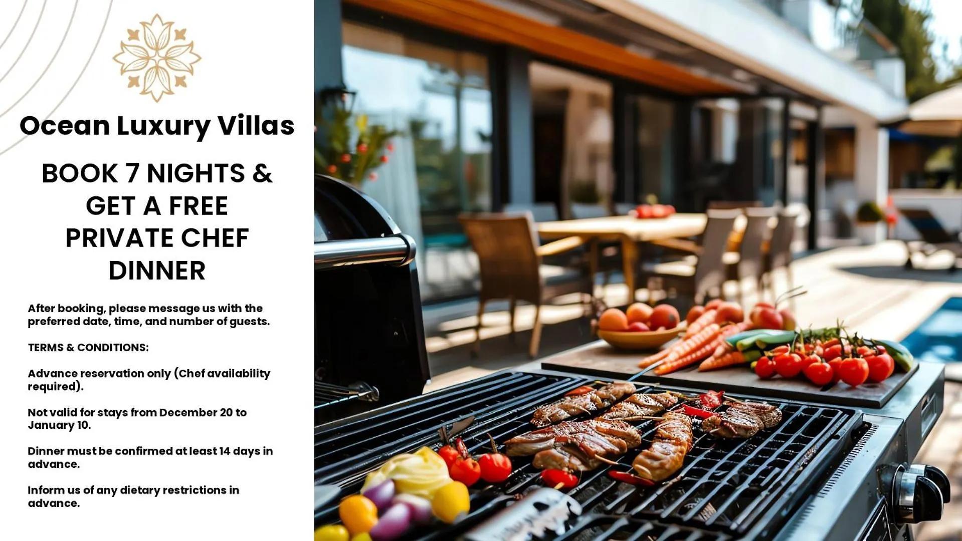 Ocean Luxury Villas, 3 Min Walk Seminyak Beach Villa